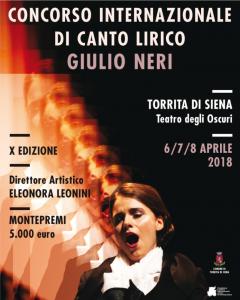 X Concorso Internazionale di Canto Lirico “Giulio Neri”