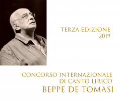 Concorso Internazionale di Canto Lirico “Beppe De Tomasi” – III Edizione