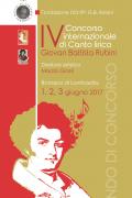 IV Concorso internazionale di Canto lirico Giovan Battista Rubini