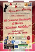 III Concorso Nazionale di Musica "Gustav Mahler"