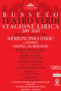 Audizioni per Opera Studio per cantanti e maestri collaboratori- Stagione Lirica al Teatro Verdi di Busseto 2019/2020