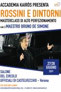 "ROSSINI E DINTORNI" Masterclass di Alto Perfezionamento con il M° Bruno de Simone