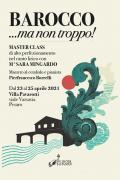 "Barocco...ma non troppo!" Masterclass di alto perfezionamento nel canto lirico